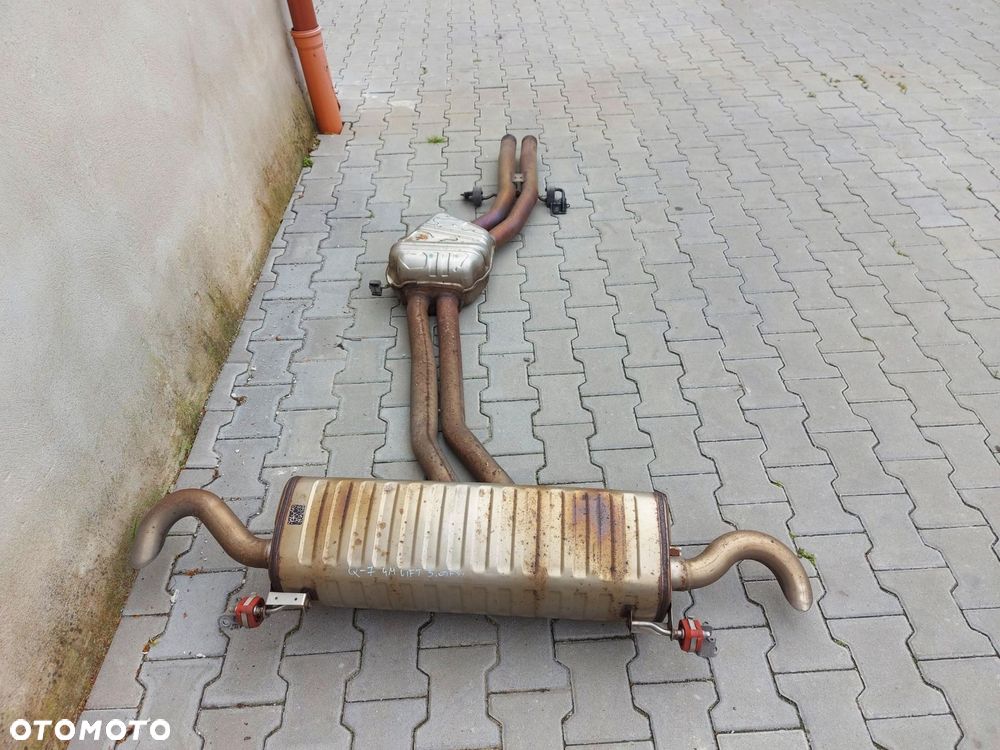 Audi Q7 II LIFT 4M0 tłumik wydech tył tylny oryg 3.0tfsi quattro 4m4120a - 2