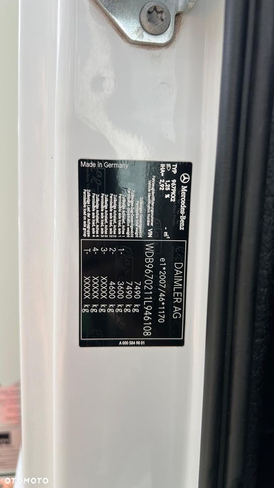 Mercedes-Benz ATEGO 816 EURO 6 CHŁODNIA / MROŹNIA + DRZWI BOCZNE + DRZWI TYLNE - 13