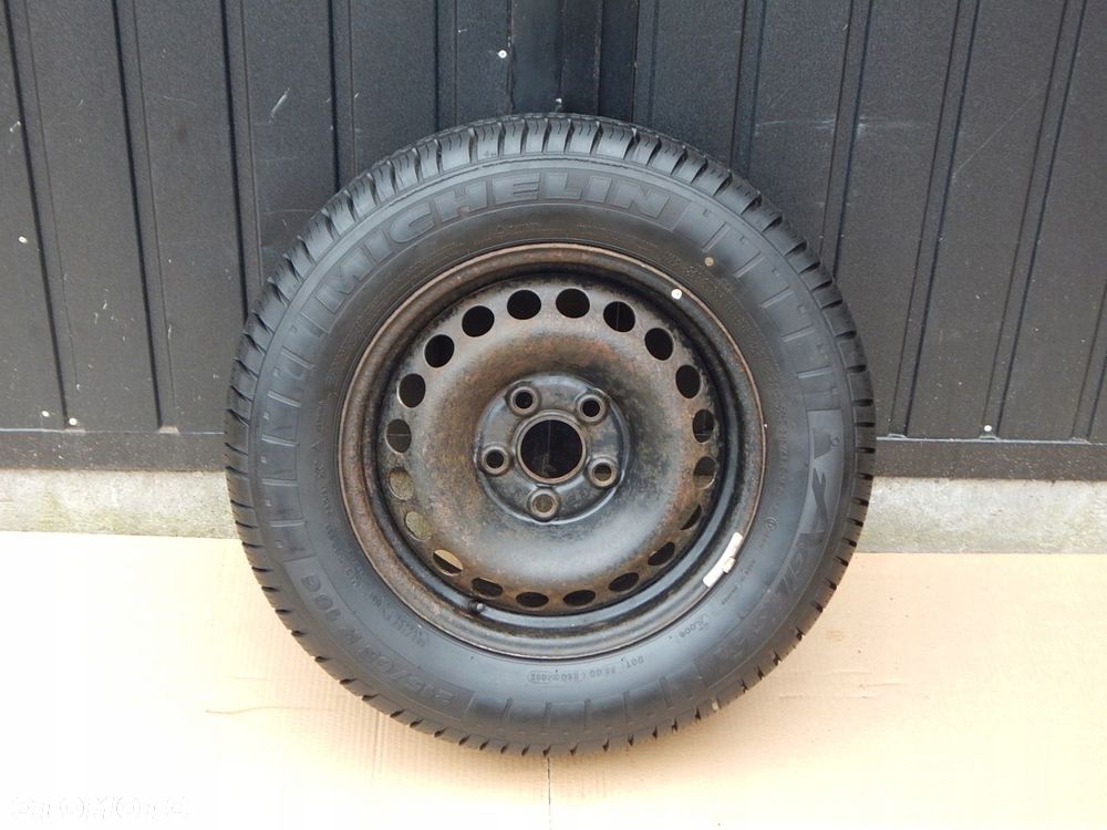 vw t5 felga stalowa koło zapasowe michelin 215/65 r16c 8.47 mm - 1