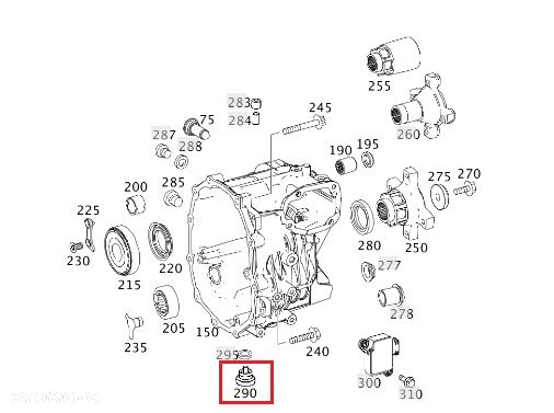 MERCEDES Manual 711 Korek spustowy oleju OE - 2