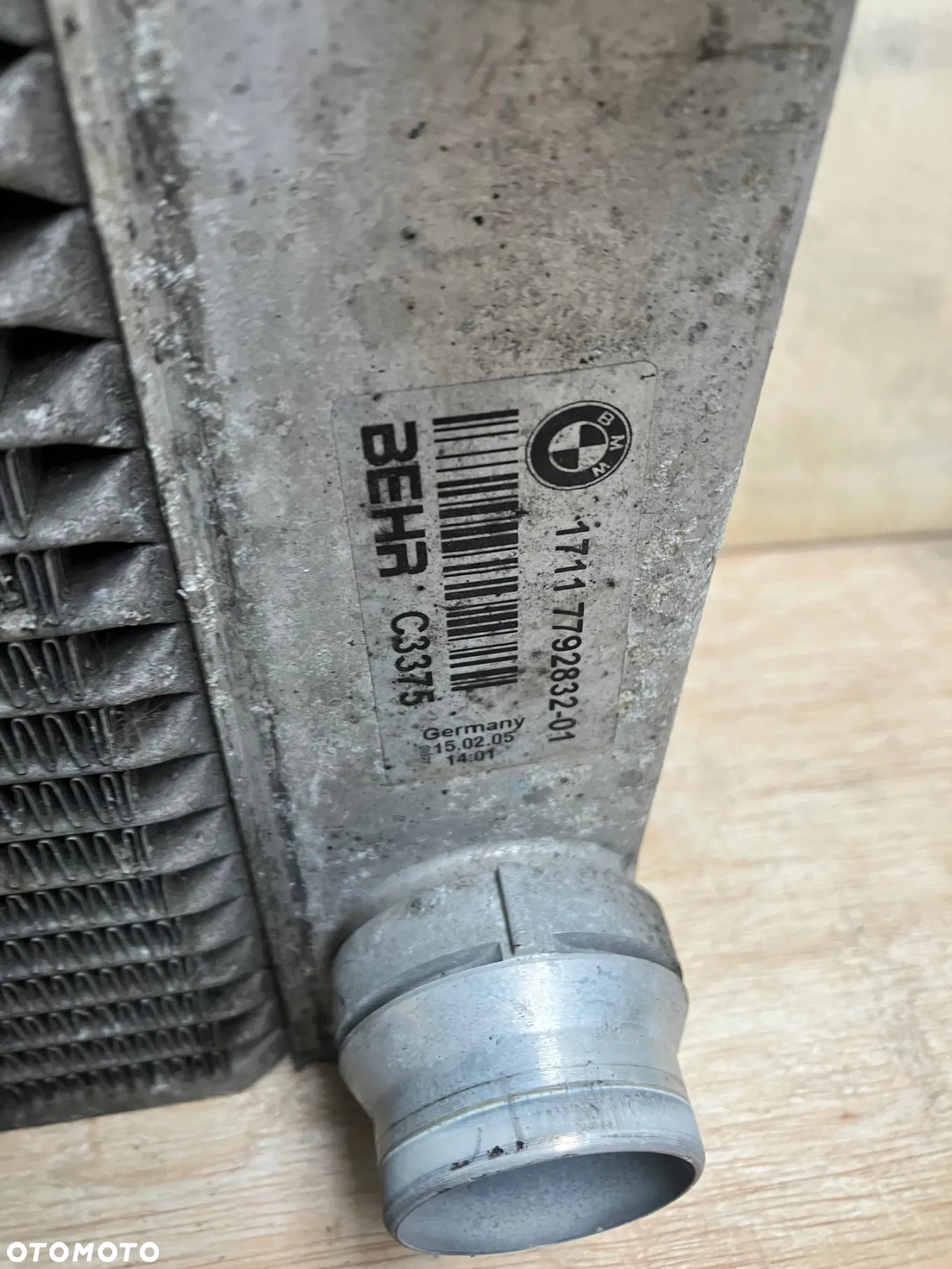 KOMPLET CHŁODNIC BMW E60 E61 525D 530D 535D M57 CHŁODNICA OLEJU WODY KLIMATYZACJI SKRAPLACZ KLIMY 7791181 7787447 7792832 - 4