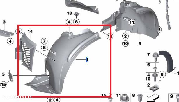 Części BMW X5 E70 LCI 2008-2013 nowe, nieużywane - 32