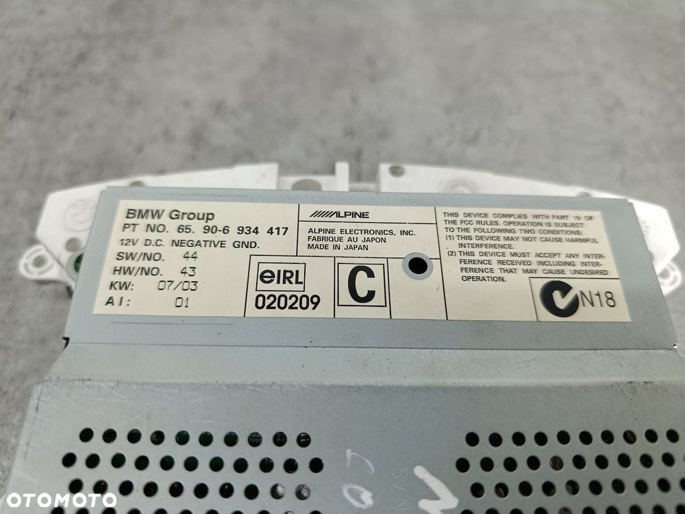 RADIO NAWIGACJA FABRYCZNA MINI R50 6211-6928888   67379411  65.90-6934417 - 11