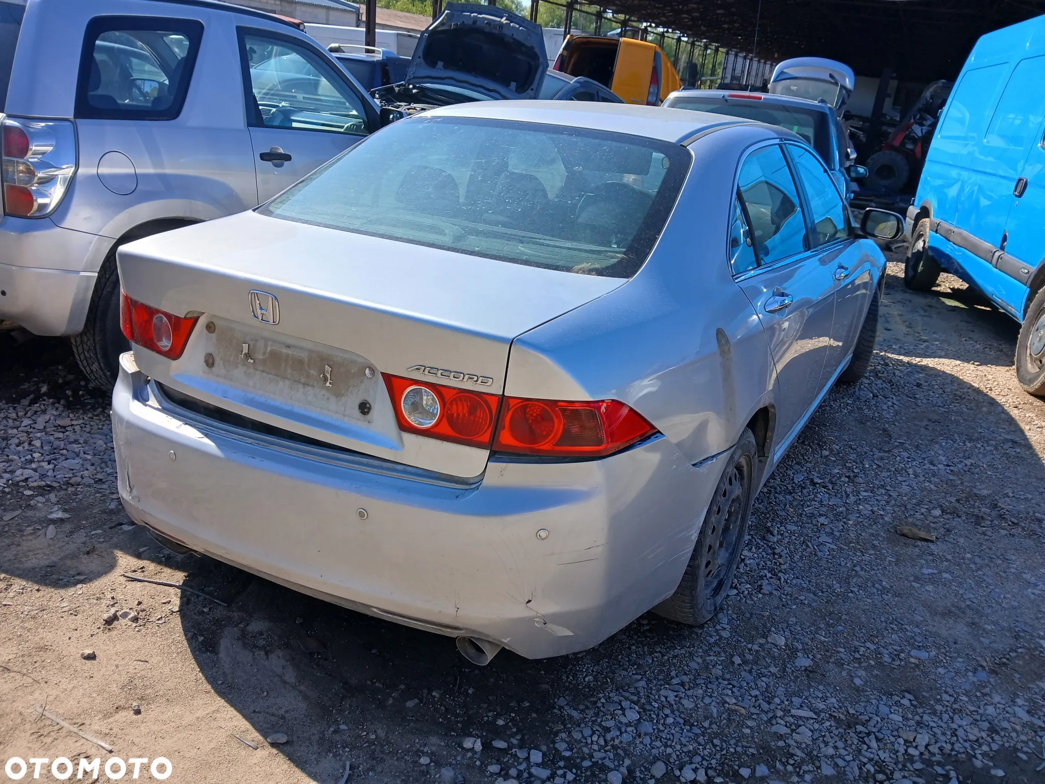 honda accord VII NH623M maska pokrywa silnika klapa bagażnika zderzak lampa reflektor pas przedni - 3
