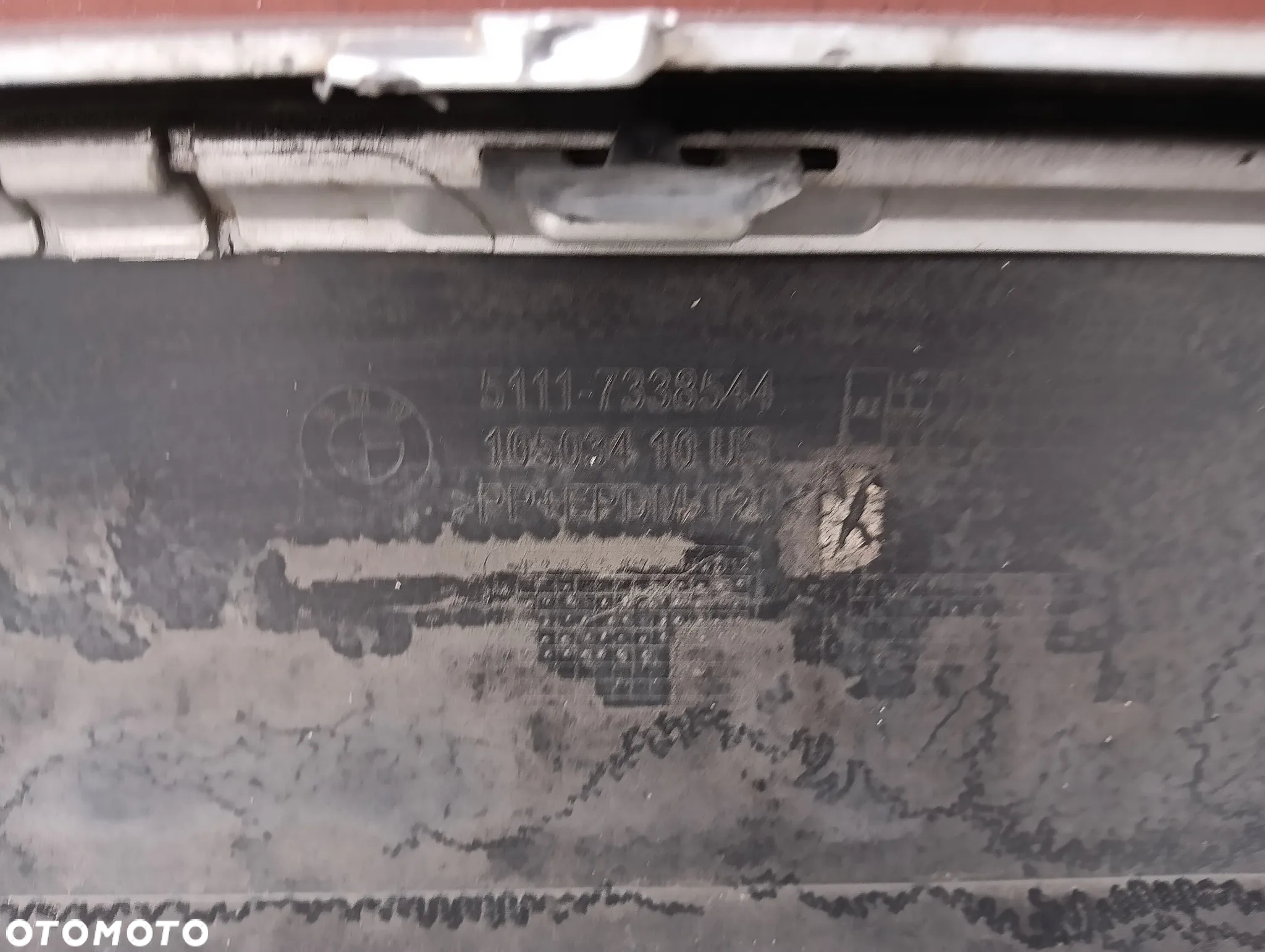 bmw x3 f25 lift zderzak przod przedni pdc 7338544 - 11