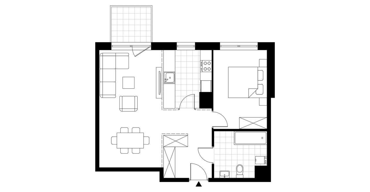 2-pokojowe mieszkanie 52m2 + balkon Bez Prowizji - Pełny obrazek: 2/20