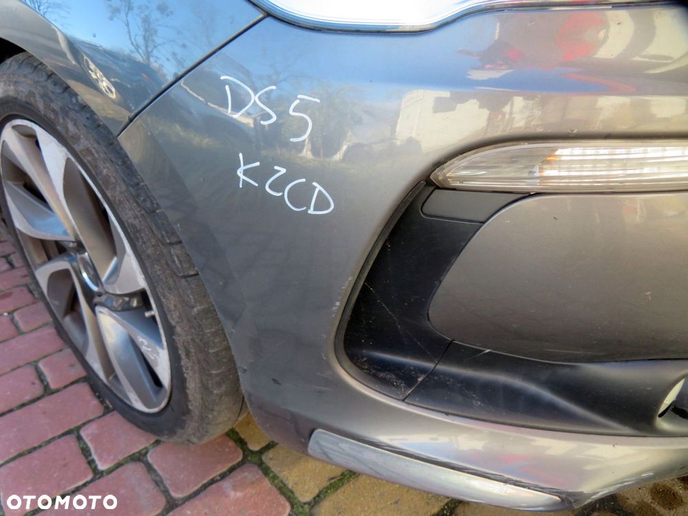 MASKA ZDERZAK BŁOTNIKI LAMPY DS5  KZCD  CITROEN 2011-2015 SZARY GALENA PRZÓD KOMPLETNY - 16