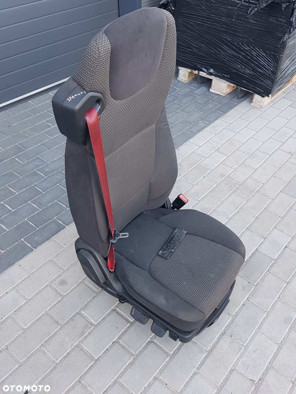 FOTEL KIEROWCY PASAŻERA PNEUMATYCZNY DAF LF EURO 6 ANGLIK AUTOBUS KOPARKA - 2