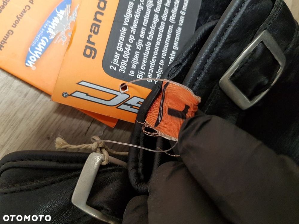 Rękawiczki skórzane na Motocykl Skuter Rozmiar L - 7