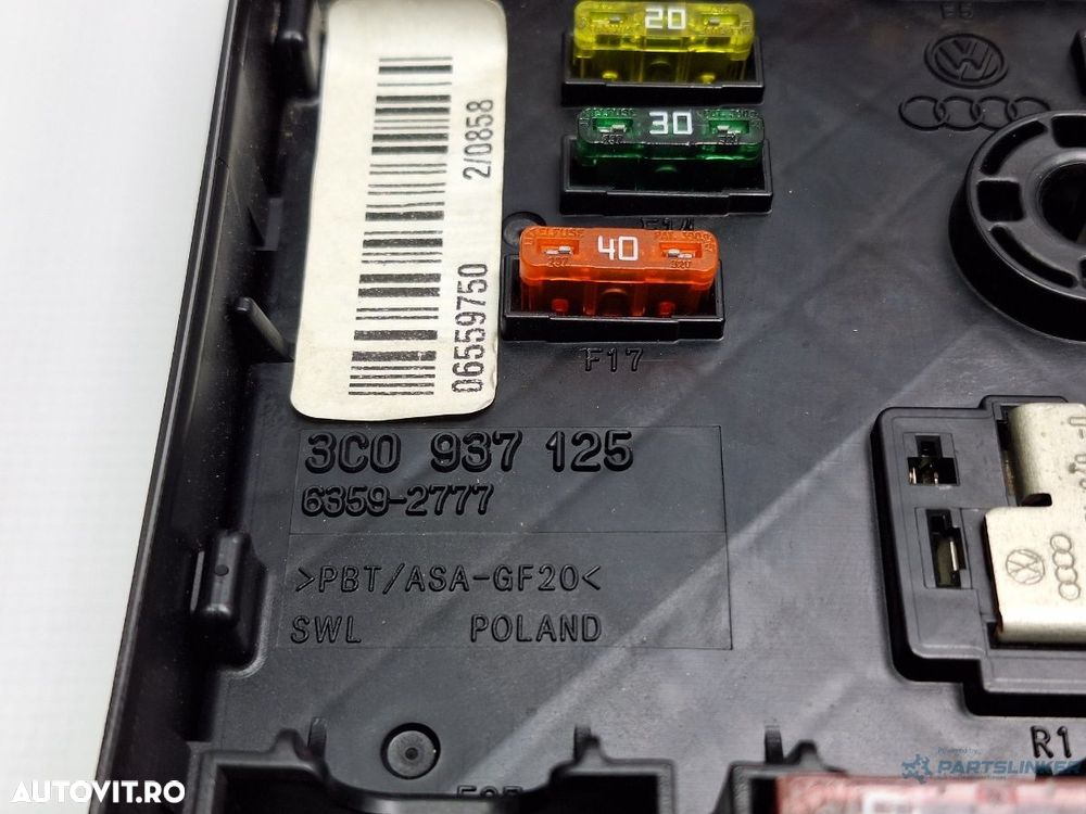 Panou sigurante motor VOLKSWAGEN PASSAT Variant 3C5 2005 - 2011 TDI 16V BKP, CBAB 3C0937125 - 2