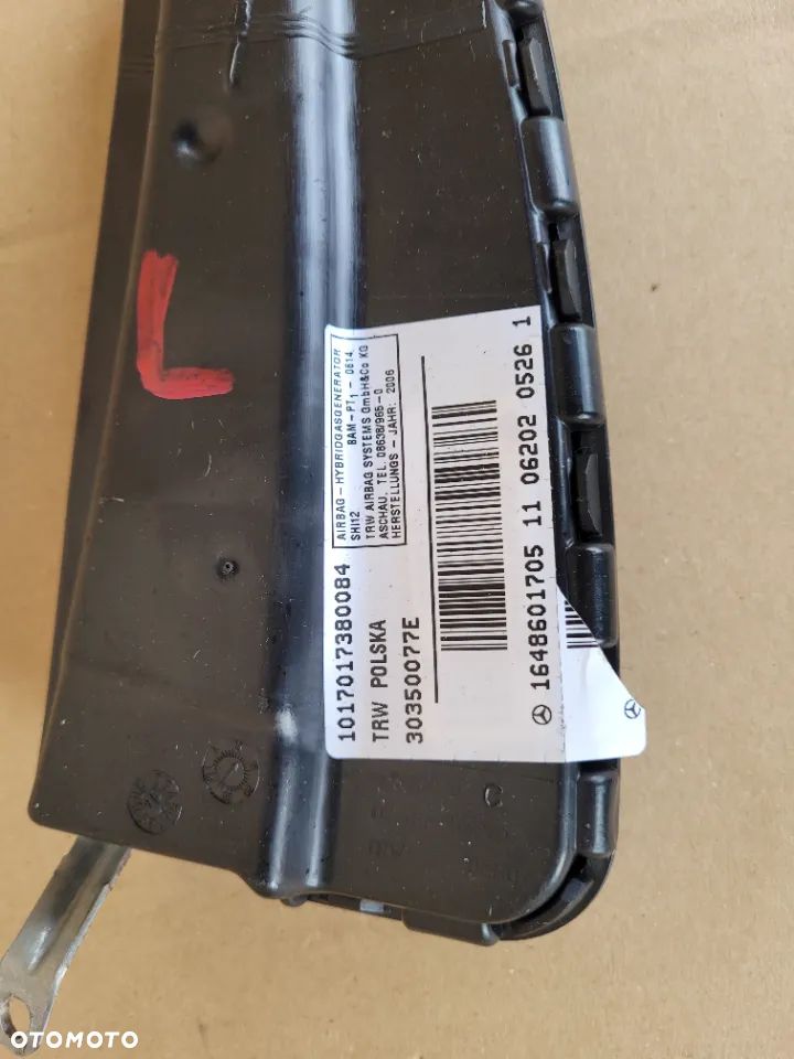 MERCEDES GL ML W164 PODUSZKA FOTELA PRAWA LEWA A1648601705 - 8