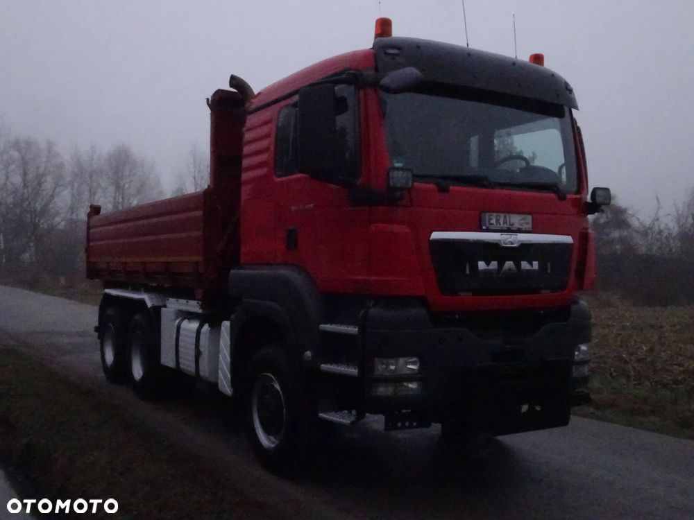 MAN TGS 26.480 6X6  Kipper 3-stronny Hydroburta stan idealny - 11