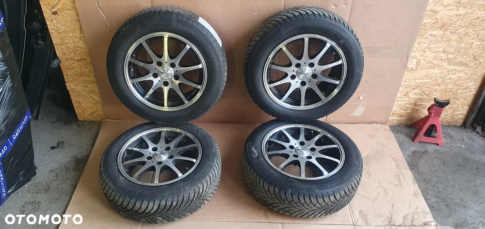 Alufelgi z oponami alusy felgi aluminiowe Dezent V DARK 5x112 ET38 6.5J 185/65 R15 Mercedes A-Klasa W169 - 10