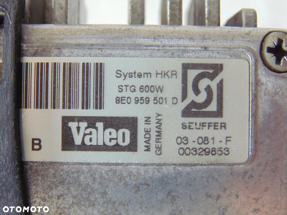 ORYGINAŁ moduł sterownik rezystor wentylatorów wentylatora chłodnicy 8E0959501D Audi A4 B6 benzyna 1.8 2.0 2.4 - 2