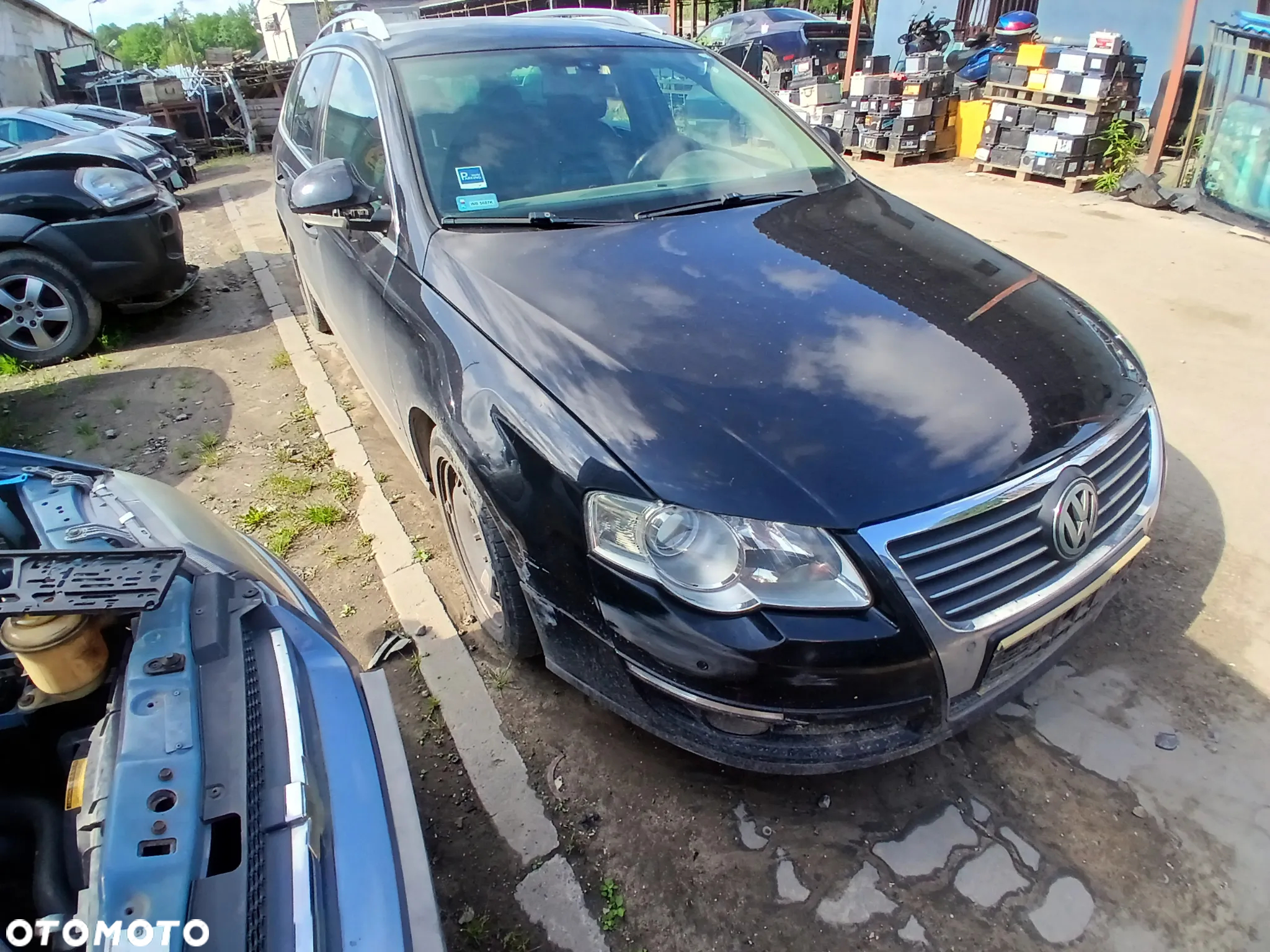 volkswagen passat B6 LC9X maska pokrywa silnika klapa bagażnika zderzak lampa reflektor pas przedni - 2