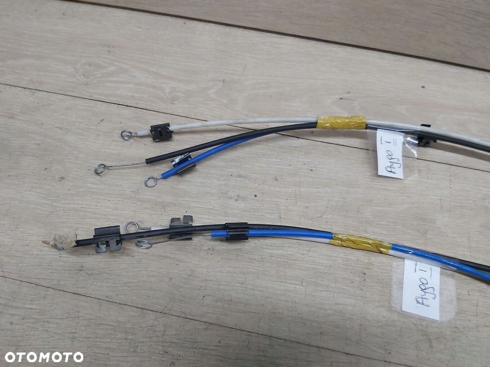 Toyota AYGO I 05-13 linka nawiewu komplet 3 sztuk cięgno - 3