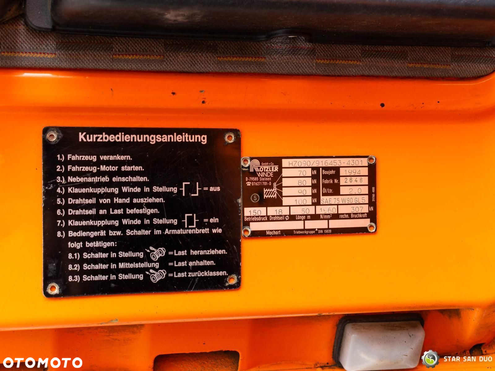 MAN 27.402 F10 6x6 HMF 3620 K4 Hds Żuraw Wyciągarka - 14