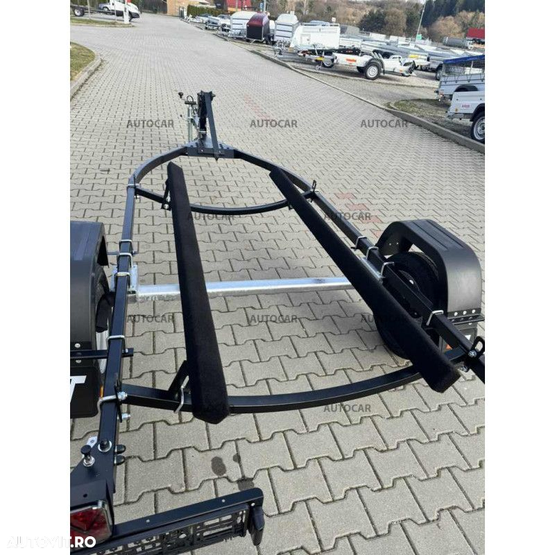Autocar Remorca transport scuter nefranata cu o singura axa P750-skuter Lux - 5