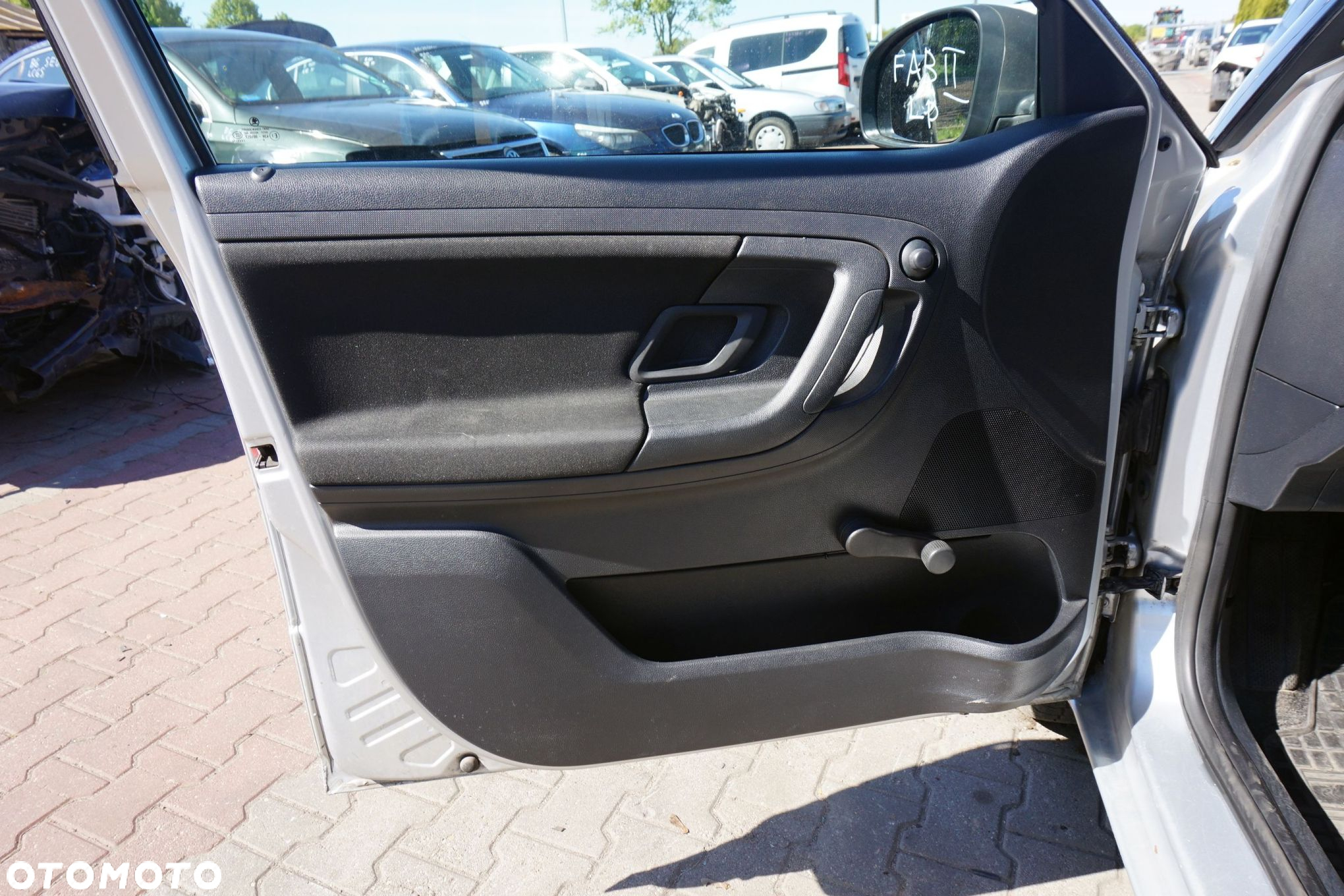DRZWI PRZEDNIE LEWE FABIA II 545 5D HB 9156  SREBRNY SKODA 2006-2010 - 10