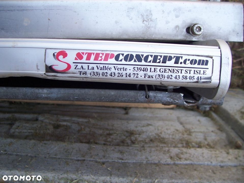BUS CAMPER podest rampa trap stopien wysuwany ducato boxer master - 5