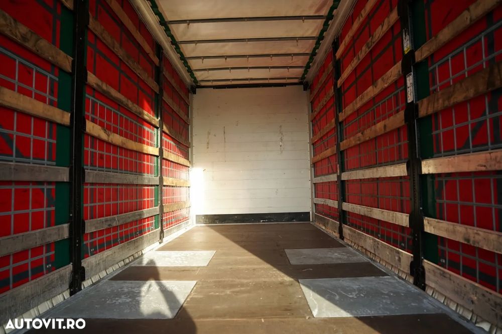Mercedes-Benz ACTROS 2545 / Prelată culisantă – 7,4 m / Camion rigid / Mega / Plafon liftabil / Prelată ranforsată / 699.000 km / 450 CP / - 19