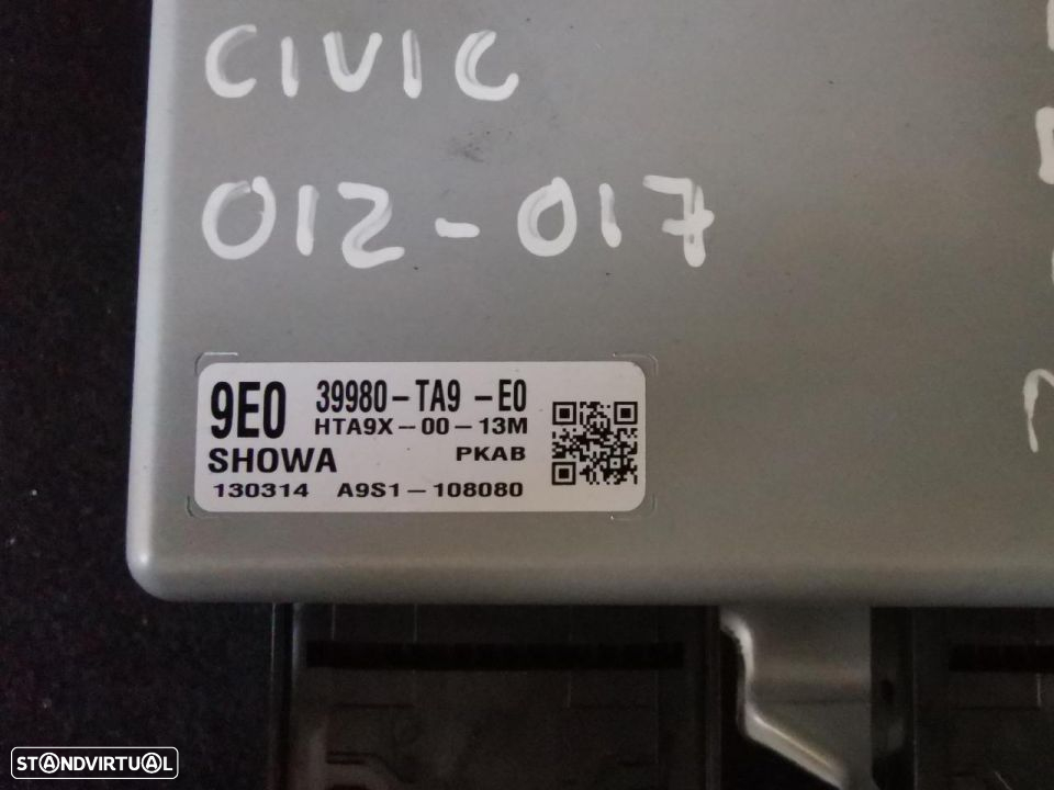 HONDA CIVIC 2013 MÓDULO CENTRALINA DIRECÇÃO Z072 Z074 - 2