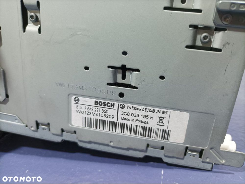 VW GOLF VI RADIO RADIOODTWARZACZ CD 3C8035195H - 5