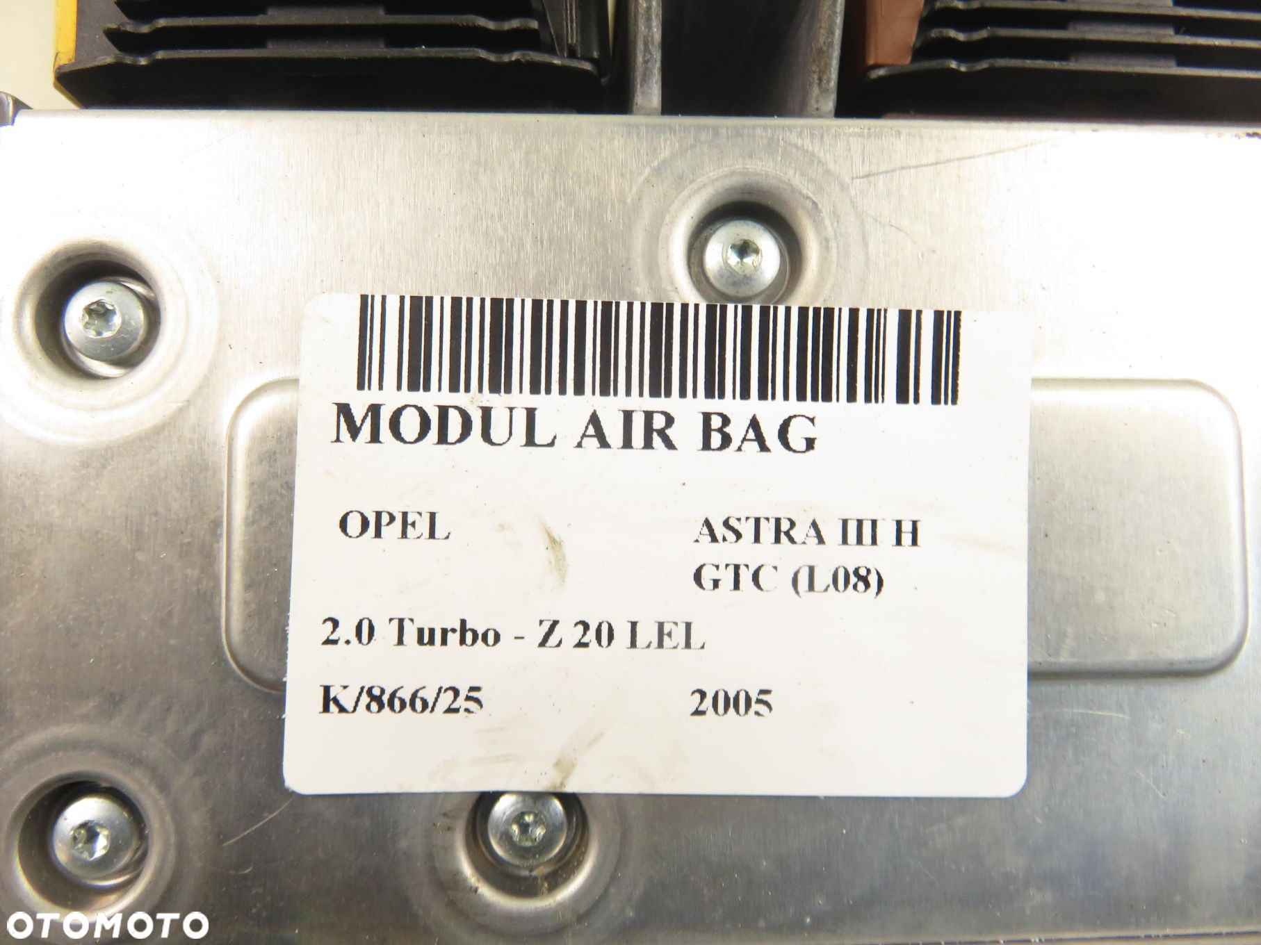 MODUŁ AIRBAG OPEL ASTRA III H GTC (L08) 13137905 - 9