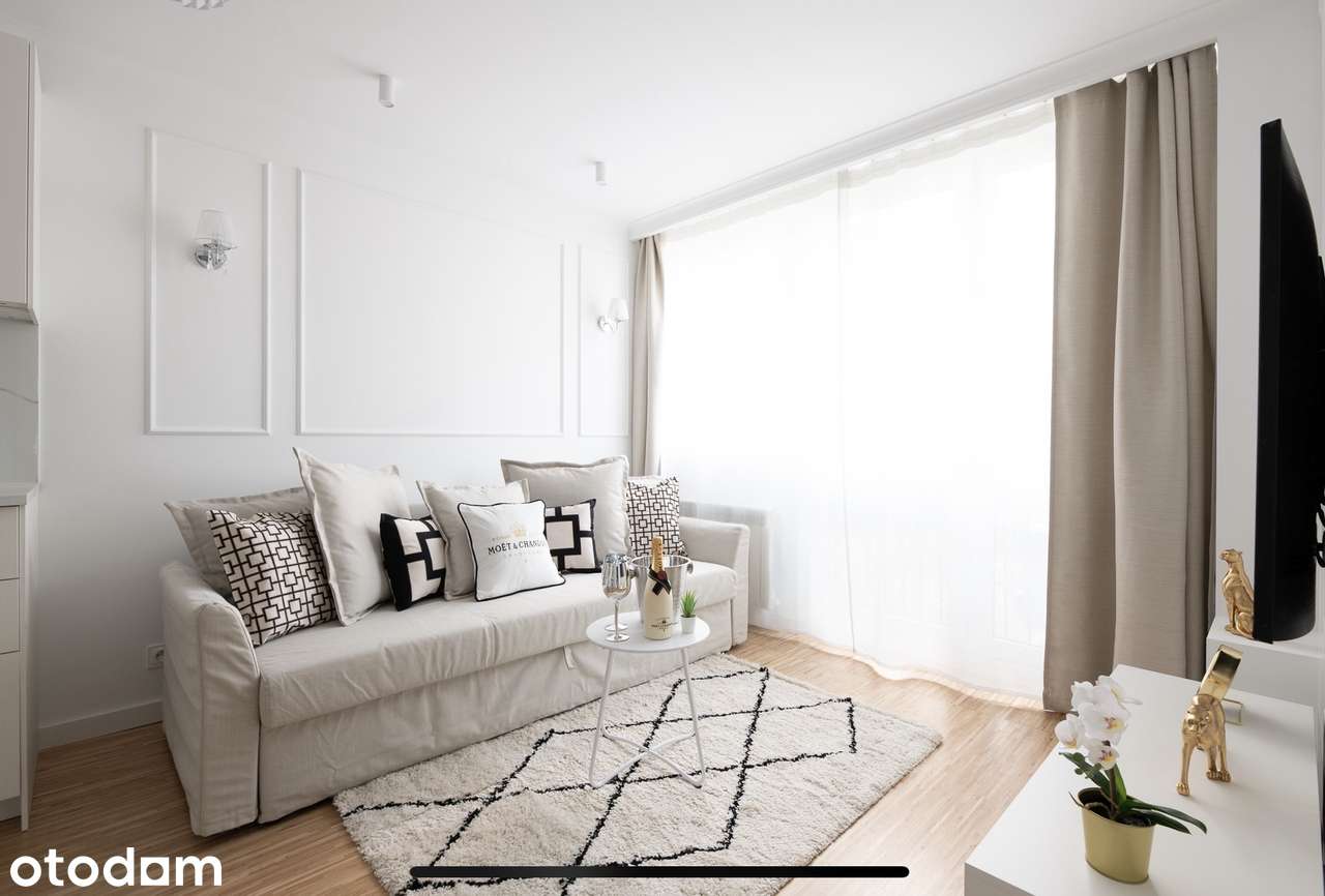 LUX Śródmieście Centrum Warszawa 2 pokojowy apartament Glamour metro