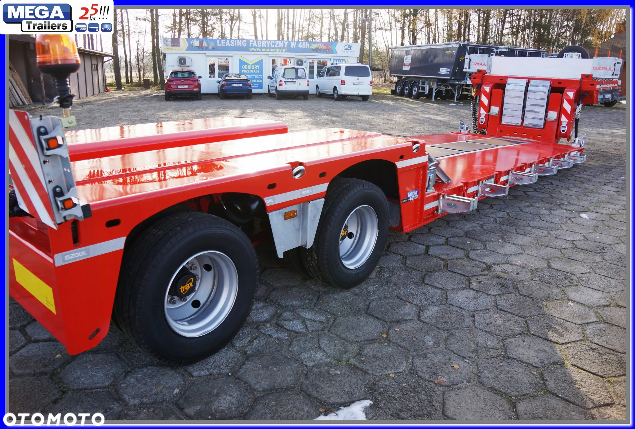 Mega Hydrauliczna Łabędzia Szyja, pokład 650 + 575 cm rozciągu, 2 osie, DMC 46 Ton ! - 28