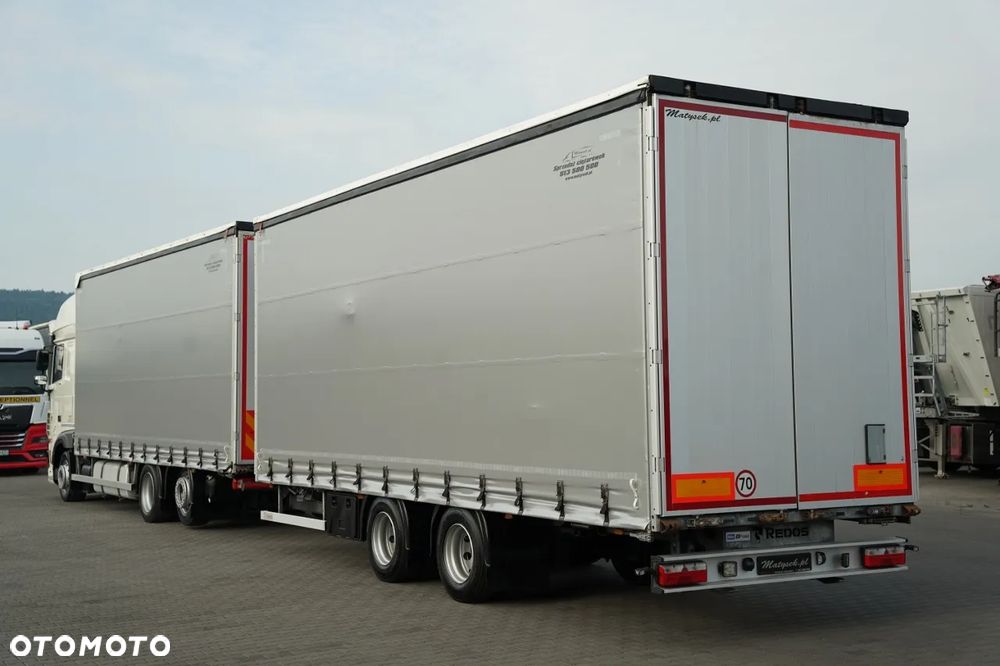 DAF XF 480 / ZESTAW TANDEM / SSC / PRZEJAZDOWY / 120 M3 / KLIMA POSTOJOWA/ OŚ PODNOSZONA /  DACH PODNOSZNY / PRZYCZEPA - 3