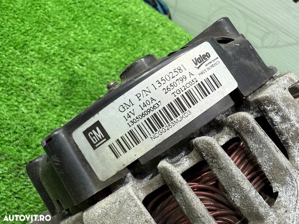 ALTERNATOR OPEL ASTRA J 2.0 DIESEL 2013 COD OEM 13502581 2009-2018 - 8