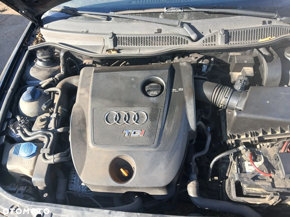 audi a3 8L silnik 1.9 tdi ASZ skrzynia ERF sanki belka przód tył wahacz zacisk zwrotnica - 2