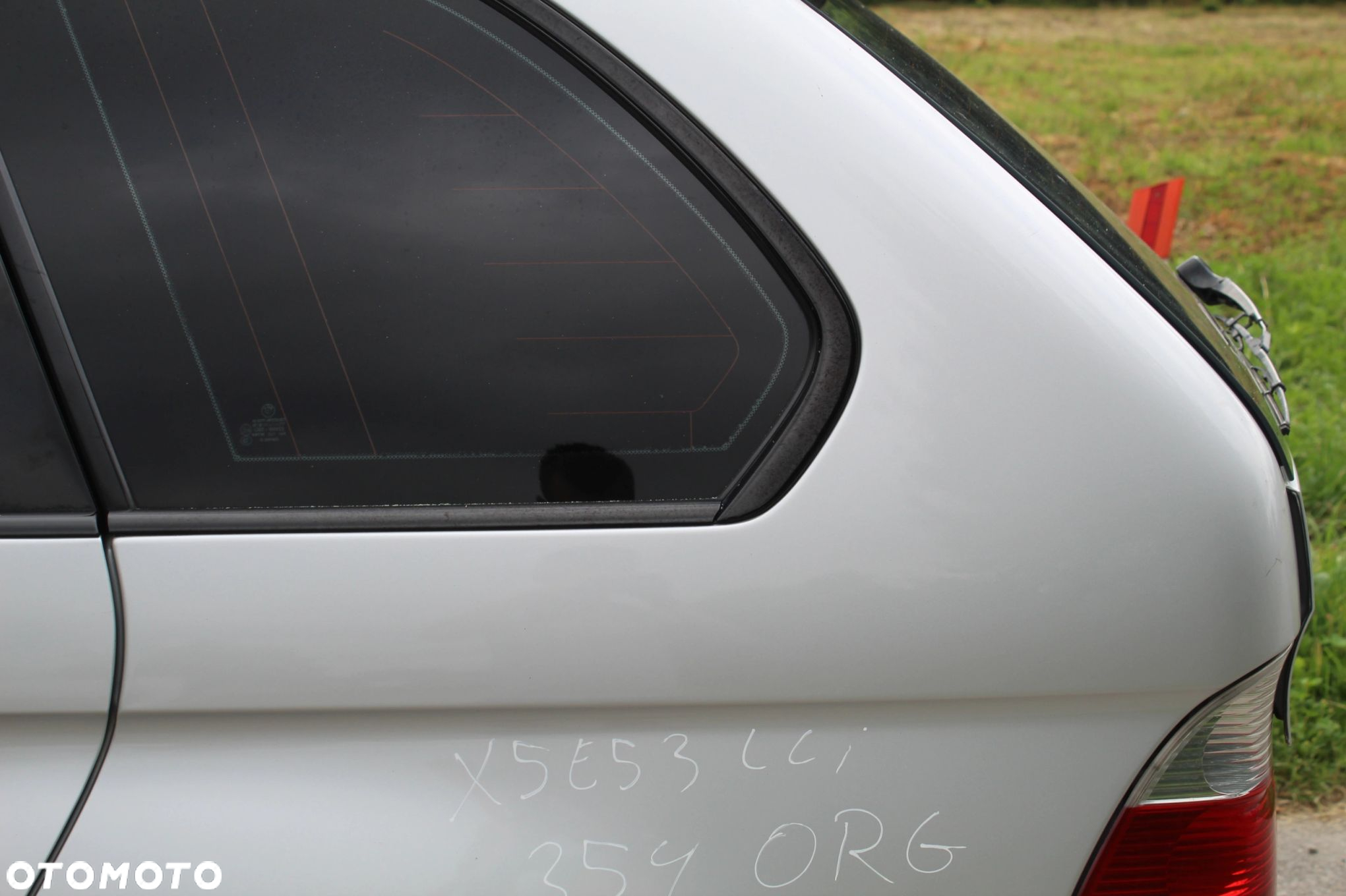 ĆWIARTKA BŁOTNIK LEWY TYŁ BMW X5 E53 LIFT 354 TITANSILBER ORG LAKIER - 2
