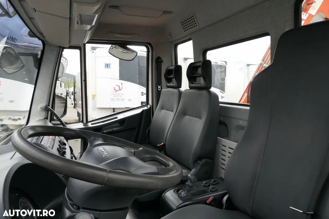 Iveco EUROCARGO 150E25 / 4X4 / BASCULANTE + HDS TEREX 120.2 E / PENTRU INDUSTRIA ELECTRICĂ / RADIO CONTROL / 67.000 KM KILOMETRAJ - 29