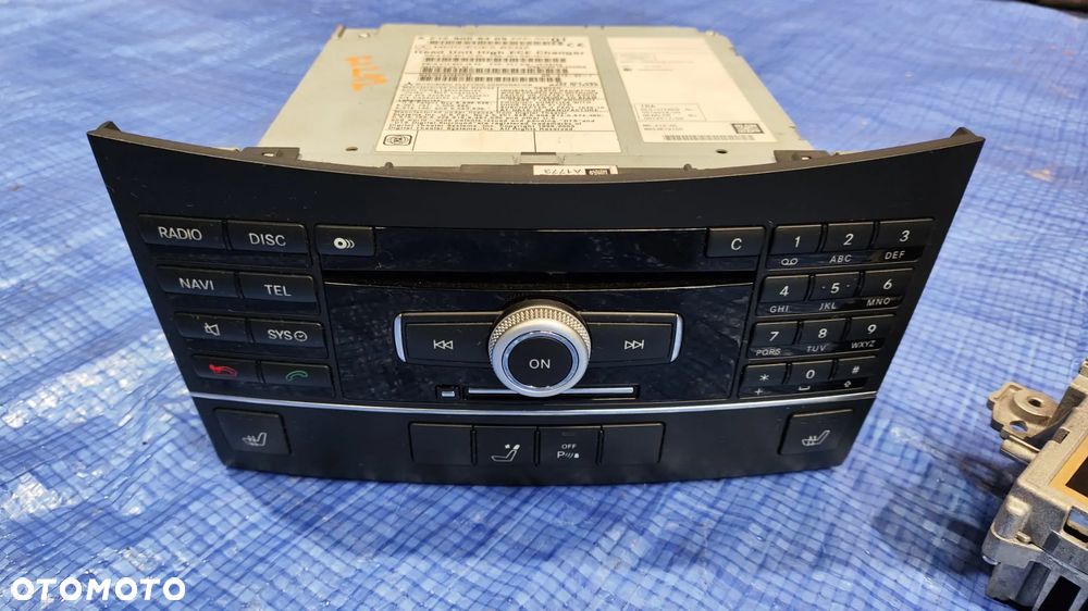 RADIO NAWIGACJA NAVI KONTROLER I-DRIVE KOMPLET ZESTAW A2129008409 A2128702751 MERCEDES W212 W207 - 2