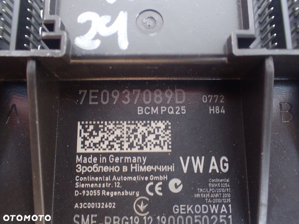 MODUŁ KOMFORTU 7E0937089D RADOM - 4