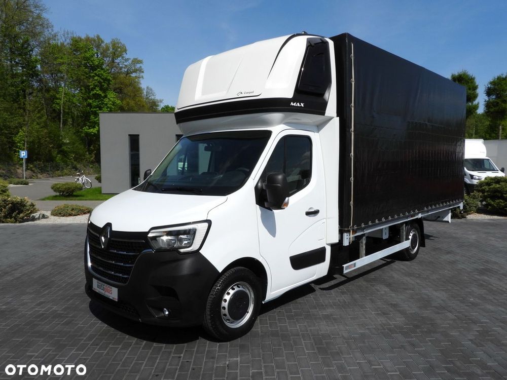 Renault MASTER  PLANDEKA 10 PALET WEBASTO TEMPOMAT LEDY PNEUMATYKA KLIMATYZACJA  165KM - 18