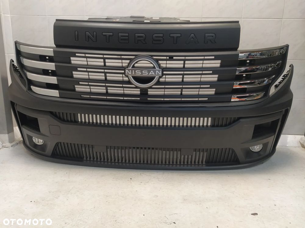 NISSAN INTERSTAR 2025- ZDERZAK PRZÓD PRZEDNI GRILL ATRAPA CHŁODNICY LAMPY REFLEKTORY LEWA PRAWA 6xPDC HALOGENY KOMPLET NOWY ORYGINAŁ - 20