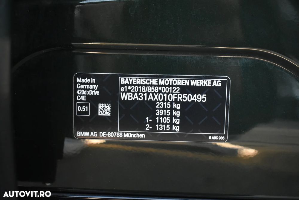 BMW Seria 4 420d xDrive AT MHEV - 11