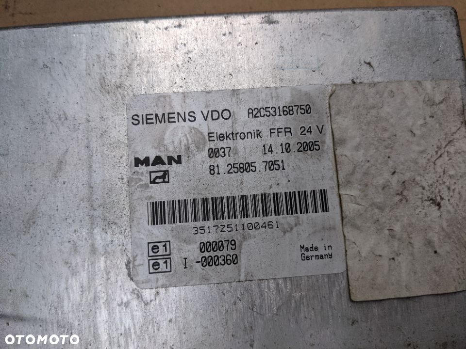 Moduł sterownik VDO FFR MAN A2C53168750 - 3
