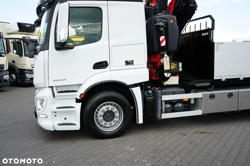 Mercedes-Benz ACTROS / 2543 / 6 X 2 / SKRZYNIOWY + HDS / FASSI F 295 / WYS. 16,5 M / PILOT / OŚ SKRETNA - 19