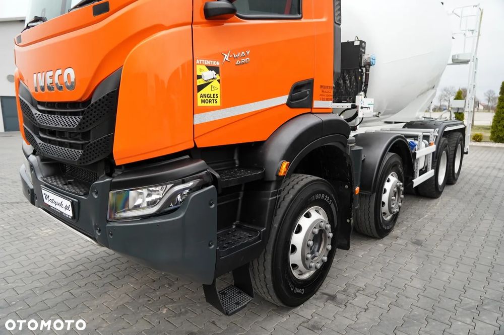 Iveco X-WAY 420 / 8X4 / BETONOMIESZARKA 9 M3 / SCHWING STETTER / AUTOMAT / EURO 6 - 10
