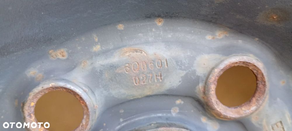 Felgi stalowe z oponami koła 5J ET35 165/70 R14 5X100 VW Polo Fabia 6Q0601027H - 24