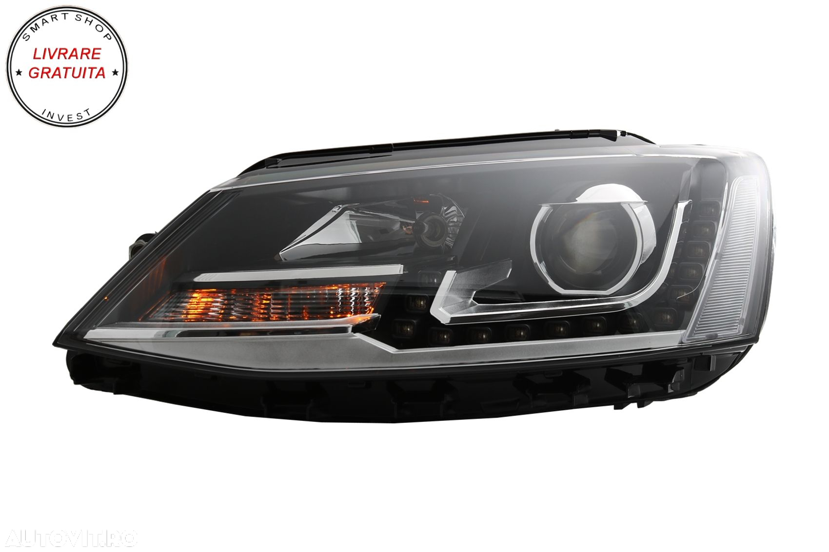 Faruri LED DRL VW Jetta Mk6 VI (2011-2017) GTI OE Design- livrare gratuita - 6