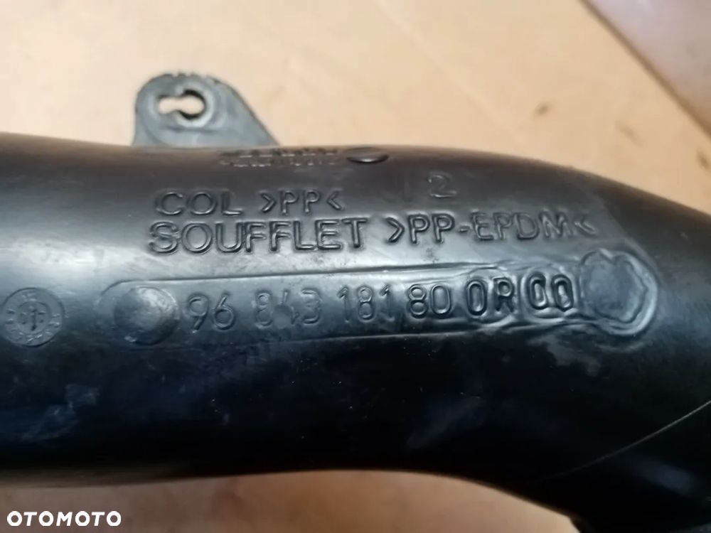 Rezonator powietrza rura Peugeot 308 T7 1.6 THP 9656237980 9684318180 - 7