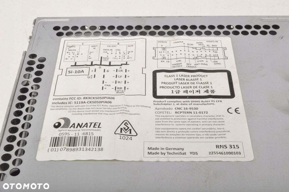 VOLKSWAGEN SCIROCCO III RADIO NAWIGACJA 3C8035279B - 5