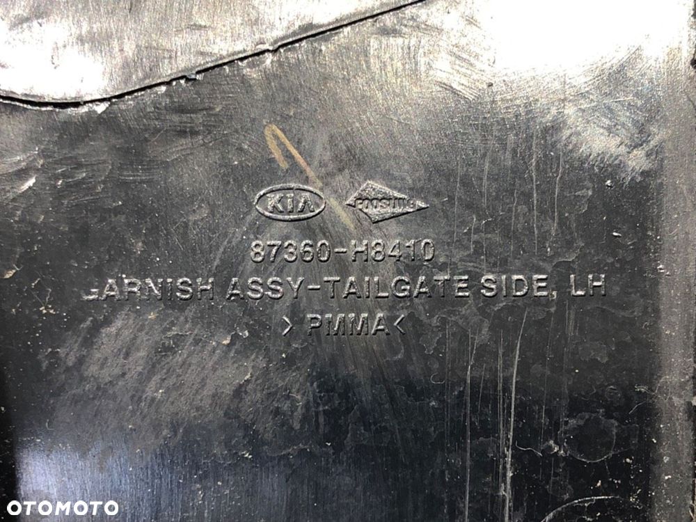 SPOILER LISTWA BOCZNA KLAPY TYŁ LEWA - 130.00 PLN - KIA STONIC (YB) 2017 - 2022 1.0 T-GDi 74 kW - 5