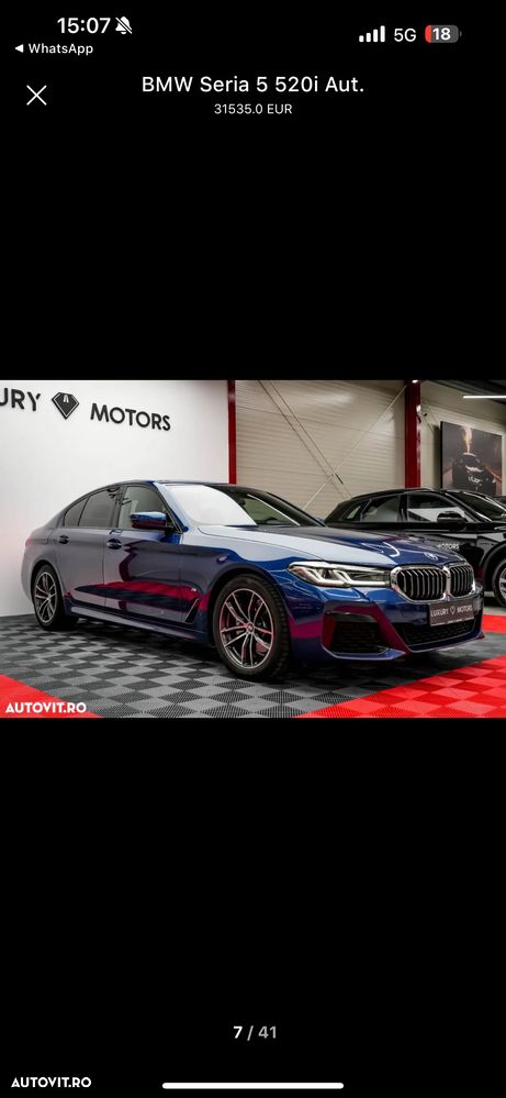 BMW Seria 5 520e AT PHEV - 5