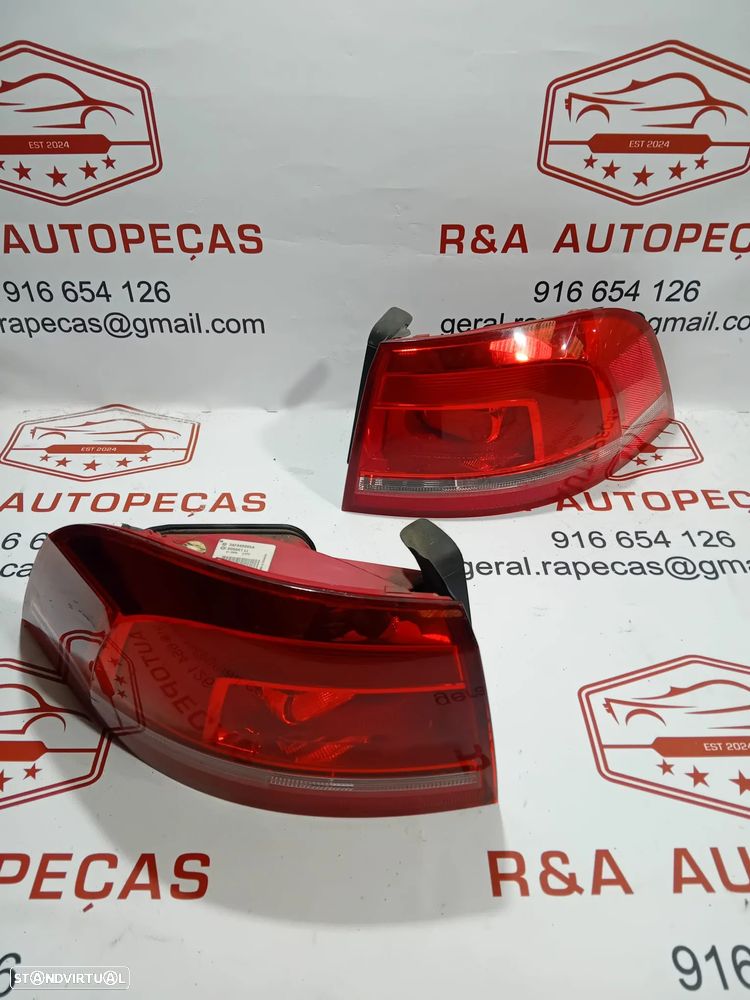 Farolins Trás Traseiro Esquerdo Passat B7 Avant Original - 7